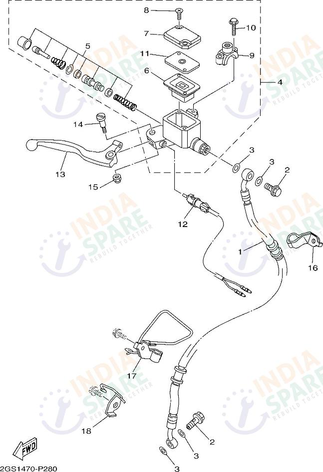 FRONT MASTER CYLINDER